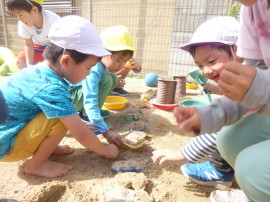 大好きなお砂あそび(5歳児)