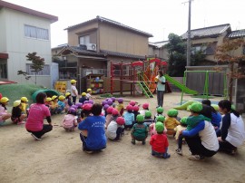 新しい遊具がやってきたよ!