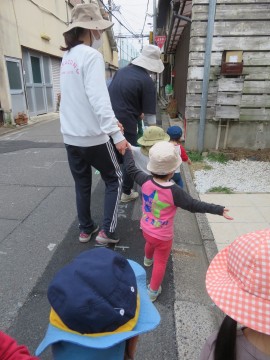 お散歩行ったよ（0・1歳児）